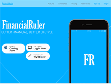 Tablet Screenshot of financialruler.com